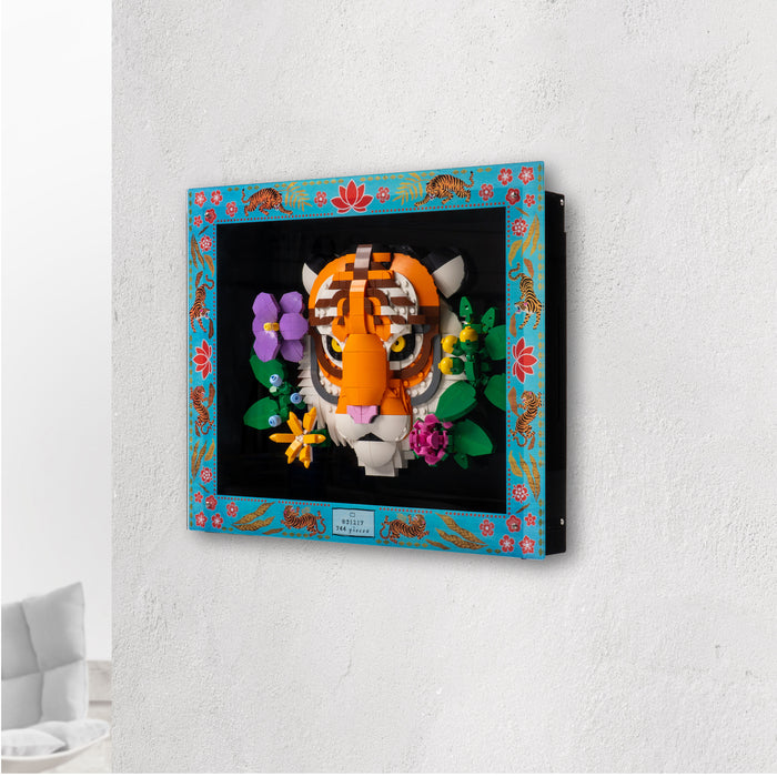 2-in-1 Display Case for LEGO® Art The Fauna Collection - Tiger (31217)