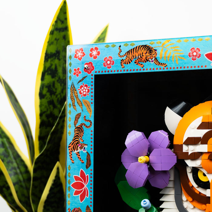 2-in-1 Display Case for LEGO® Art The Fauna Collection - Tiger (31217)