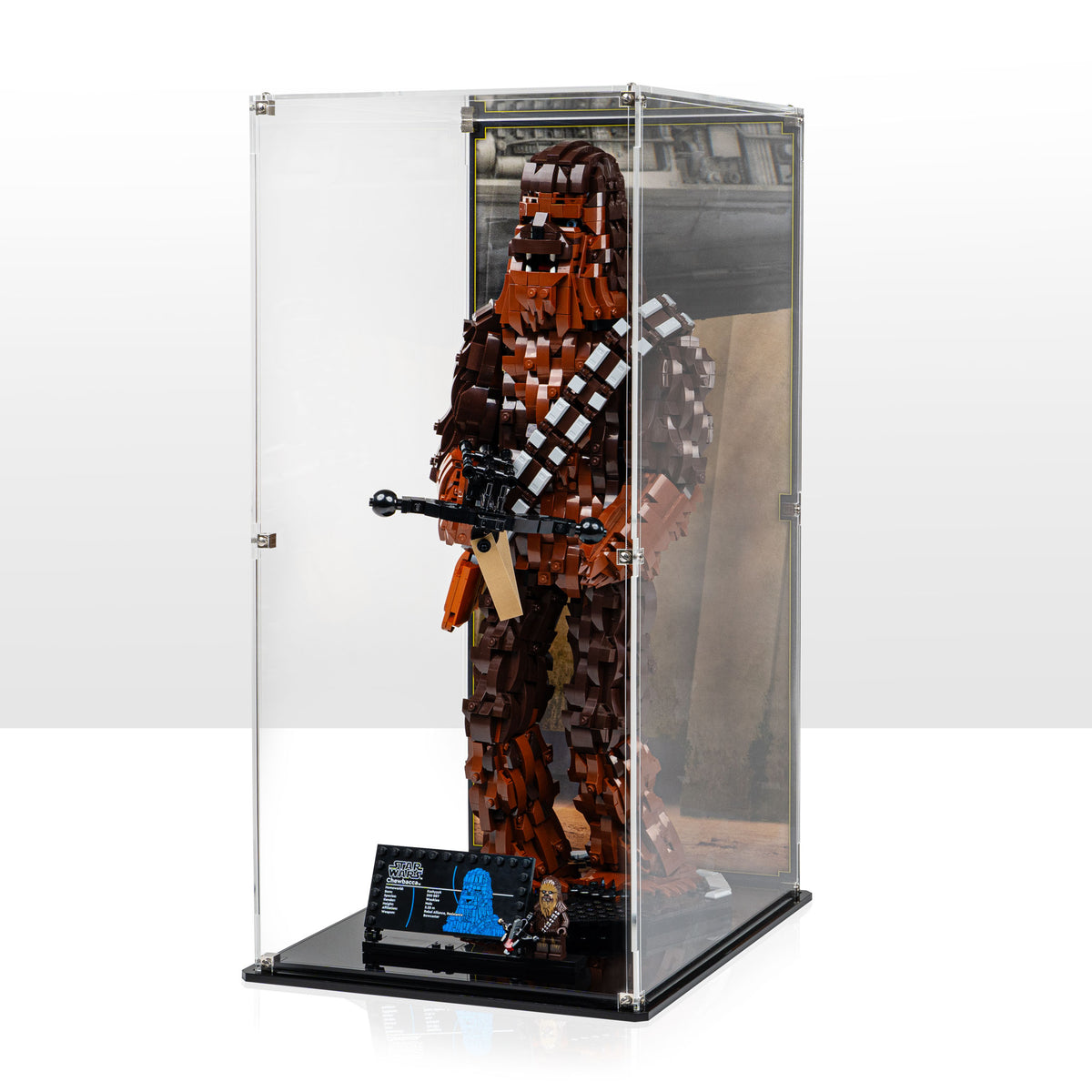 Display Case for LEGO Star Wars Chewbacca (75371) — Wicked Brick