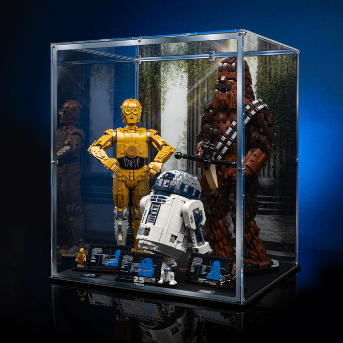 C 3po Lego Star Wars R2d2 Icon Limited Edition Display Case For