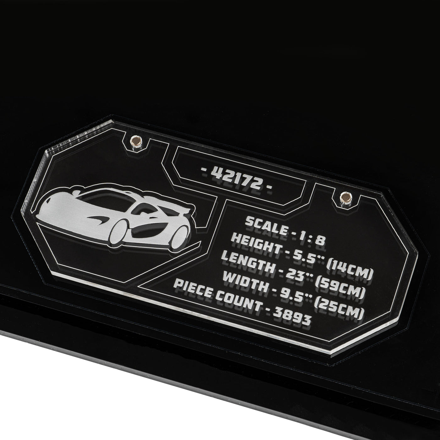 Display Case for LEGO® Technic™ McLaren P1™ (42172) — Wicked Brick