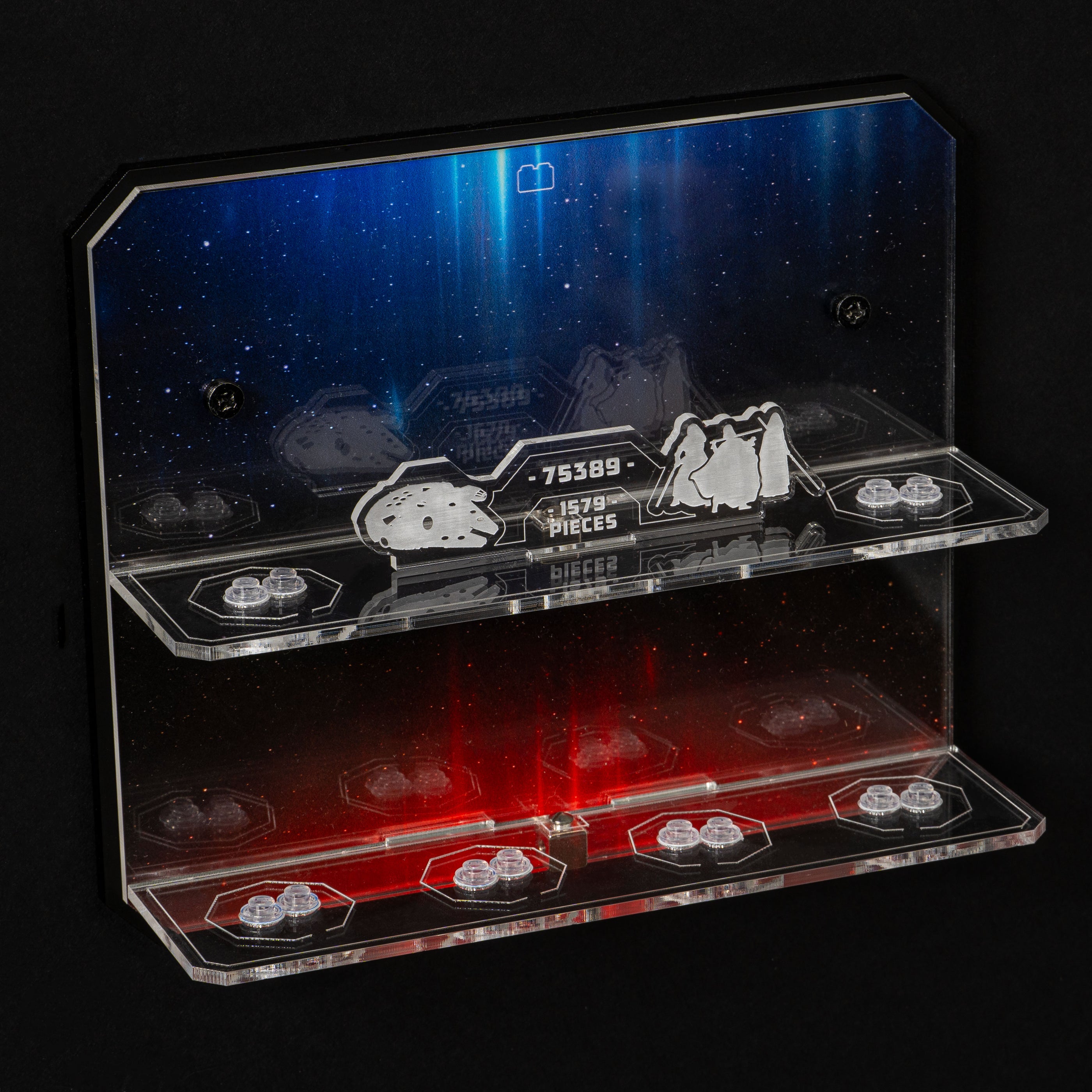 Display Stand for LEGO Star Wars The Dark Falcon 75389 — Wicked Brick