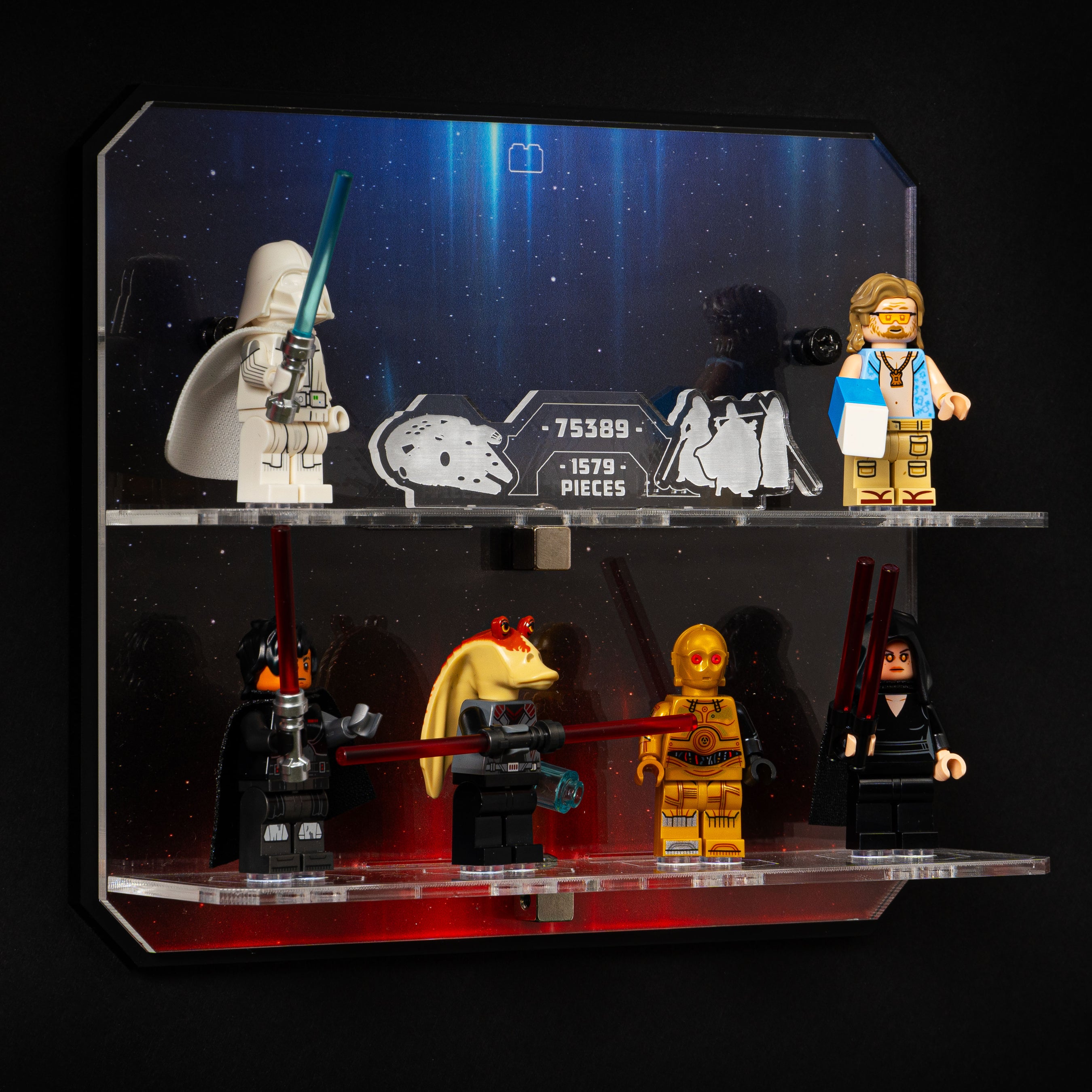Display Stand for LEGO Star Wars The Dark Falcon 75389 — Wicked Brick