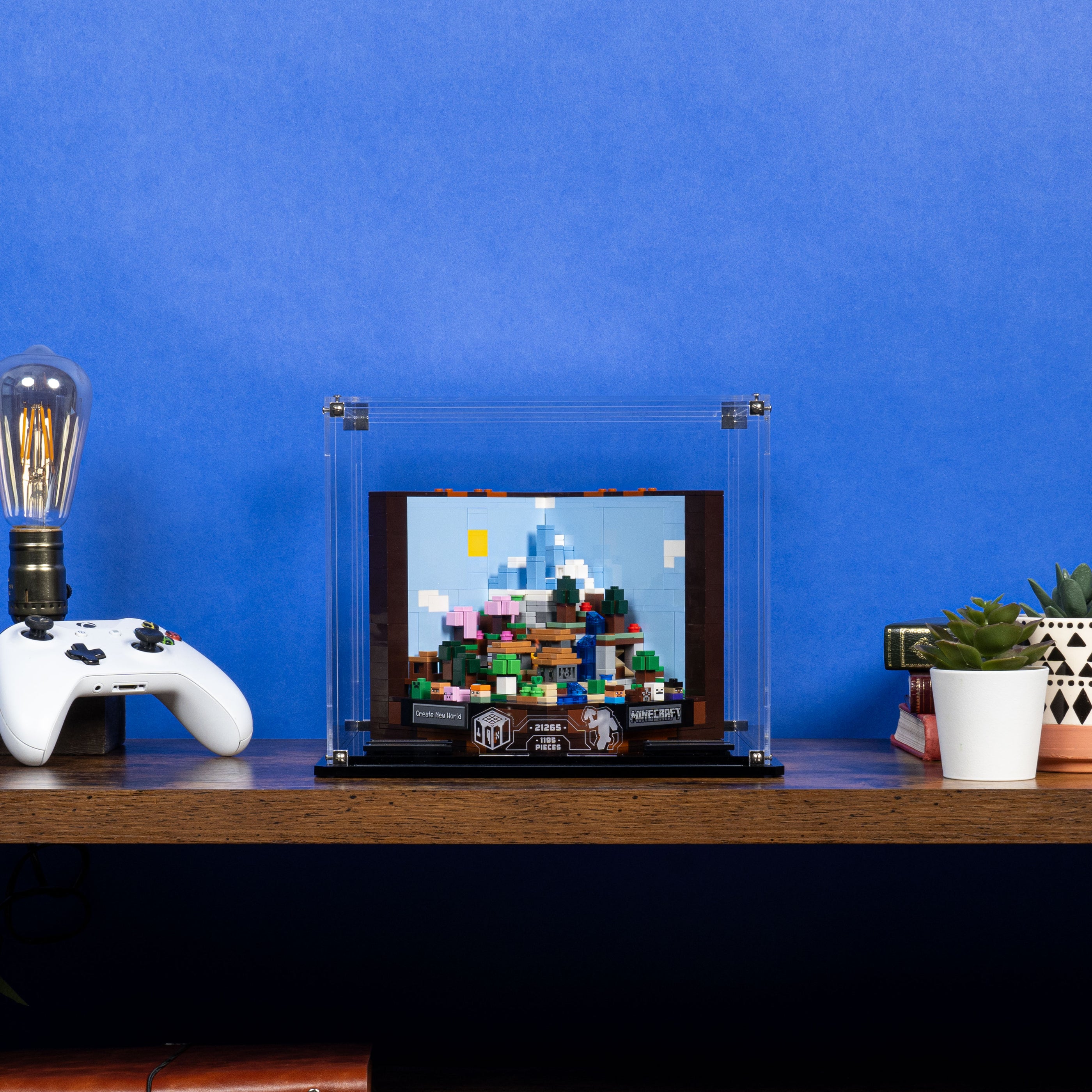 Minecraft Display Table Display Case for LEGO Minecraft Crafting Table 21265 — Wicked Brick