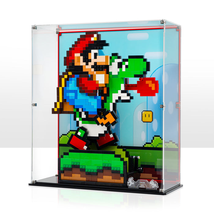 Display Case for LEGO® Super Mario™: Super Mario World™ Mario and