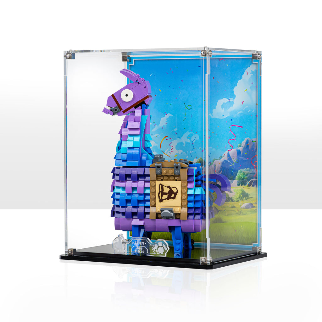 Display Case for LEGO Fortnite Supply Llama 77071 — Wicked Brick