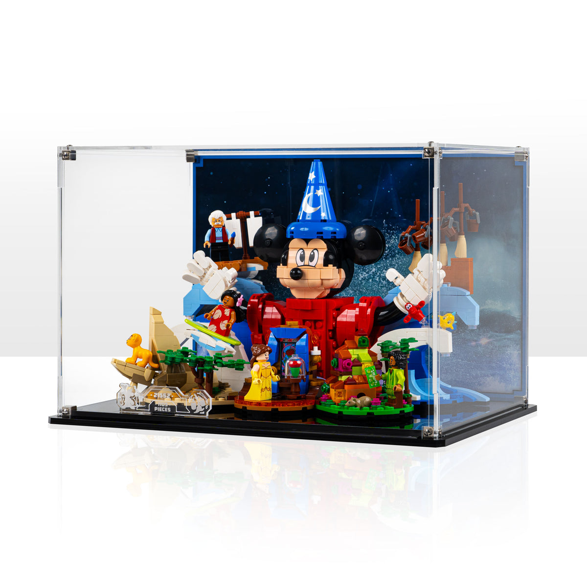 Display Case for LEGO Ideas Magic of Disney 21352 — Wicked Brick