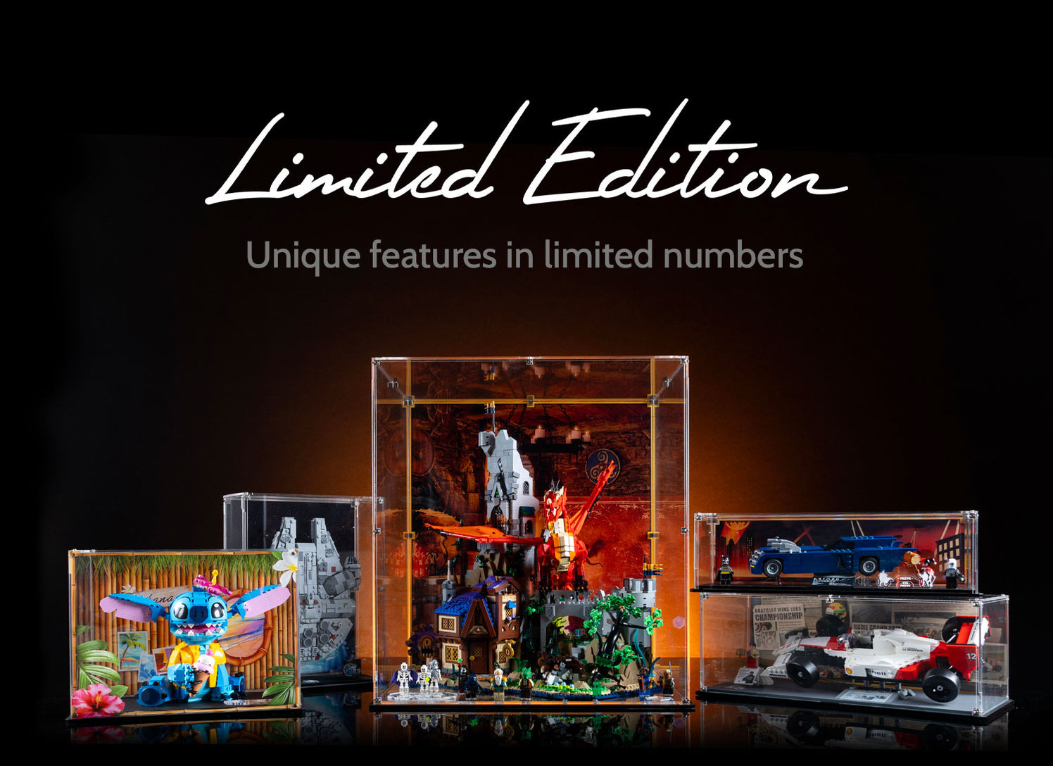 Single Lego Display Limited Edition LEGO® Display Solutions — Wicked Brick