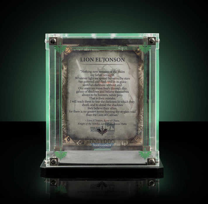 Limited Edition Display Cases for Warhammer® 40,000 Dark Angels Miniatures