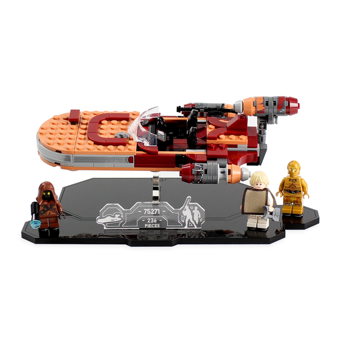Display stand for LEGO® Star Wars™ Luke's Landspeeder (75271)