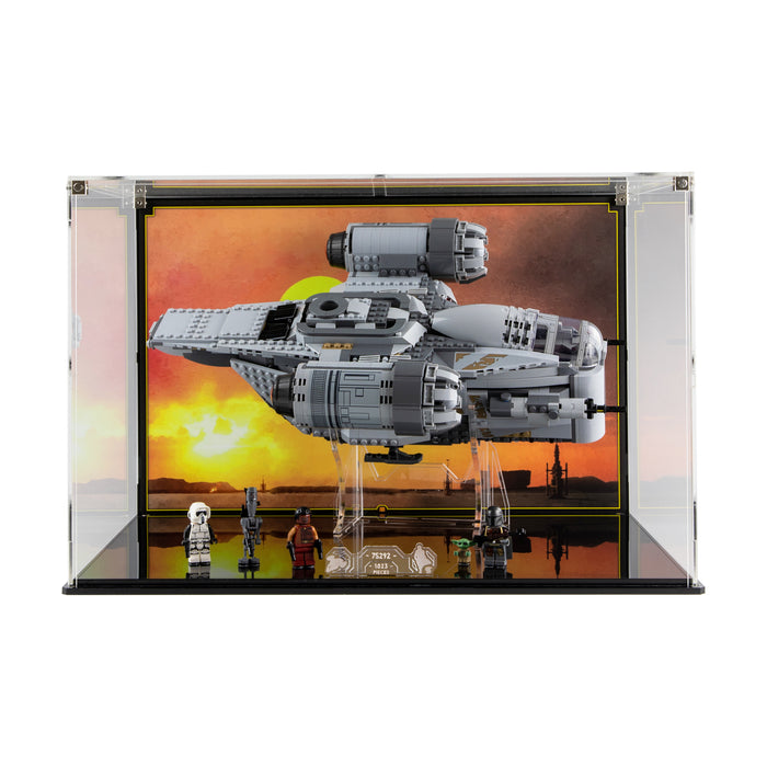 Display case for LEGO® Star Wars™ The Razor Crest™ (75292)