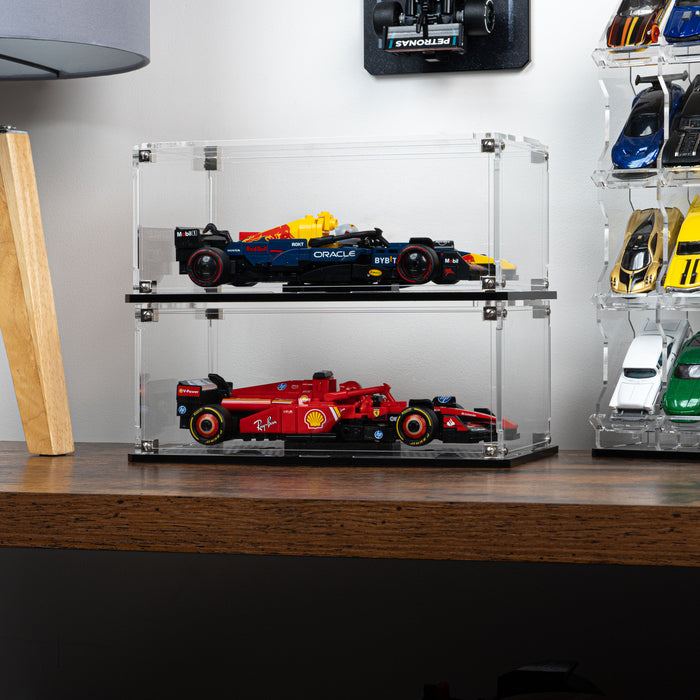Lego F1 Display Case Model Car Group (MCG) 10 X Display Cases With