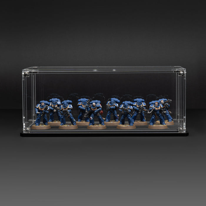 Display Case for Warhammer Squad with Clear Background