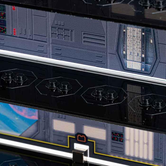 Star Wars Themed Wall Mounted Tiered Display Cases for LEGO® Minifigures