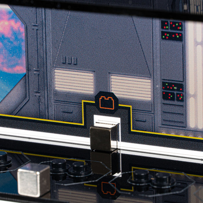 Star Wars Themed Wall Mounted Tiered Display Cases for LEGO® Minifigures