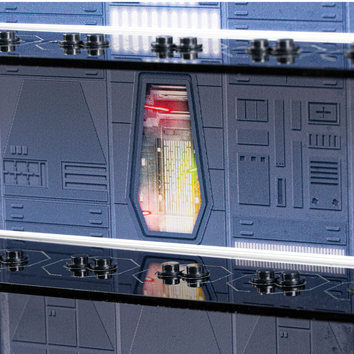 Star Wars Themed Wall Mounted Tiered Display Cases for LEGO® Minifigures