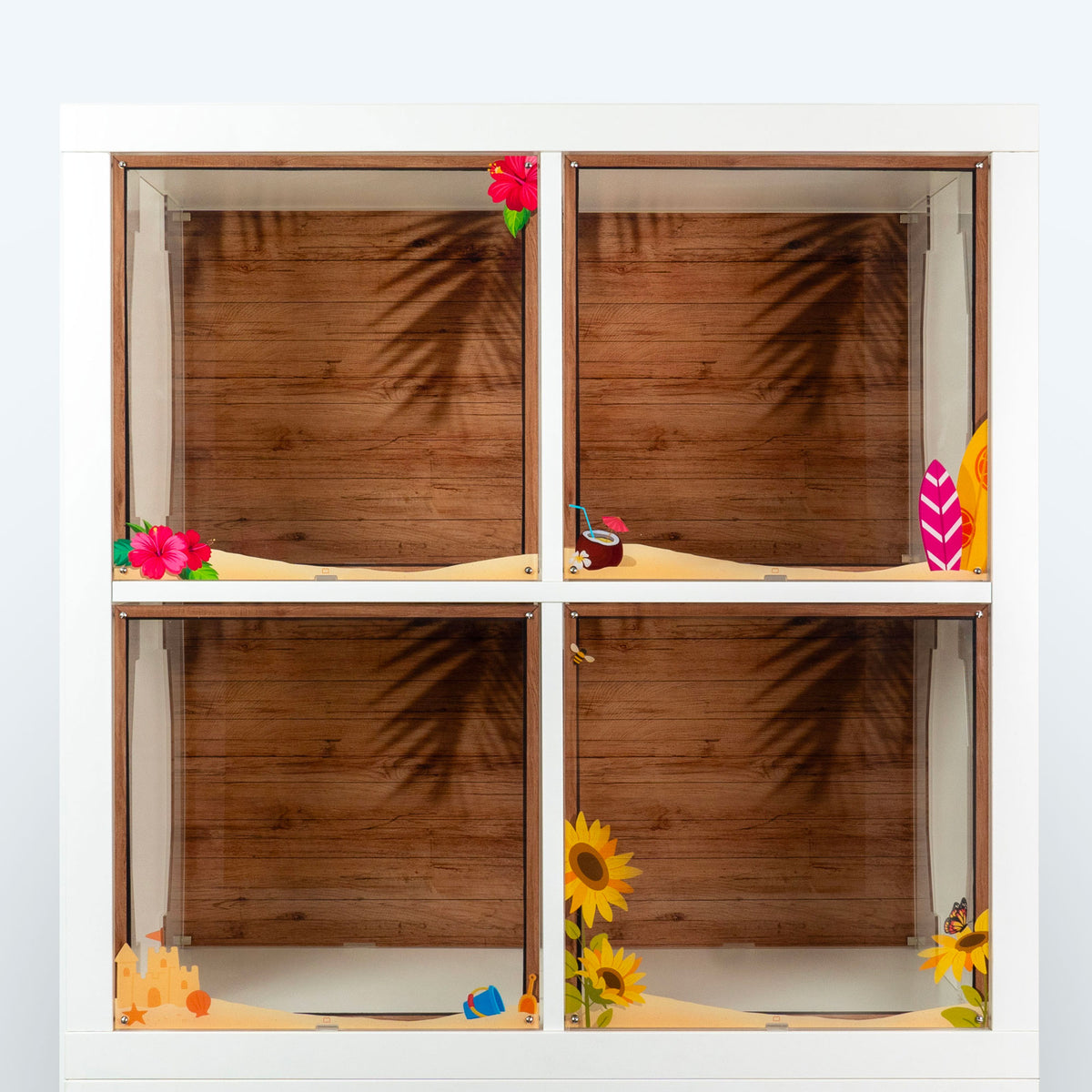 Decorative Summer Window Display Solution for IKEA® KALLAX
