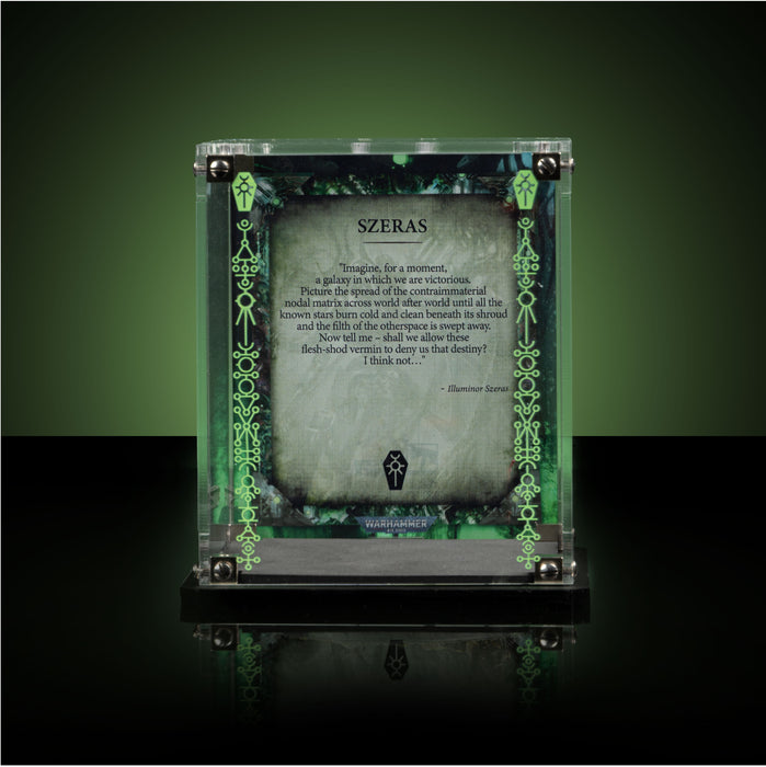 Limited Edition Display Cases for Warhammer® 40,000 Necrons