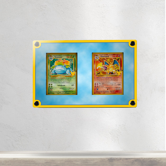 2-in-1 Display Frame for Trading Card Slabs