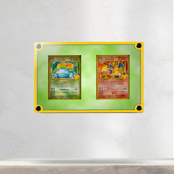 2-in-1 Display Frame for Trading Card Slabs