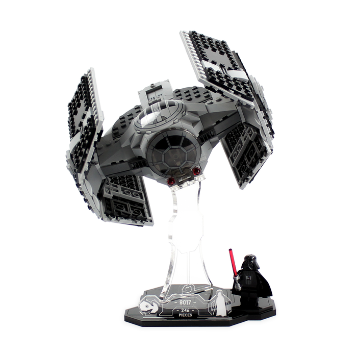 Display stand for LEGO® Star Wars™ Darth Vader's TIE Fighter (8017)