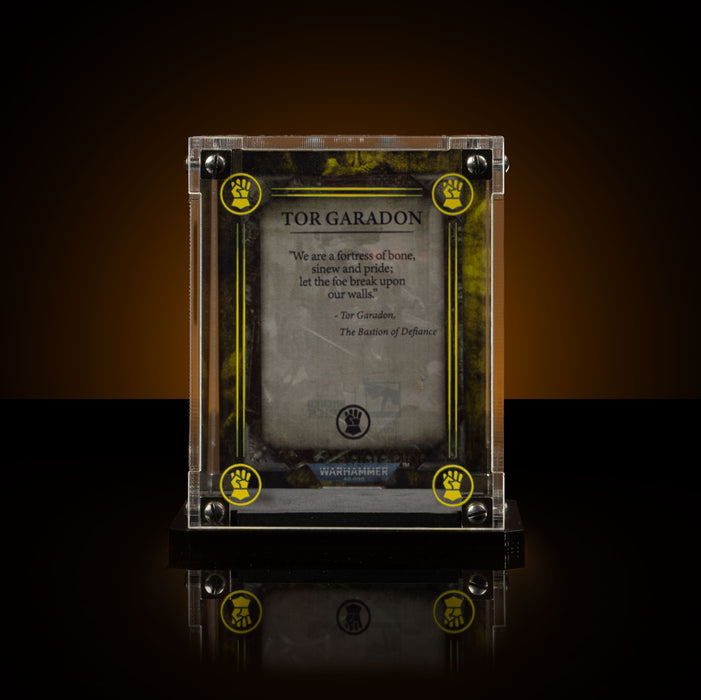 Limited Edition Display Cases for Warhammer® 40,000 Imperial Fists