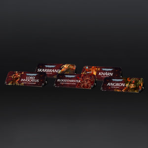 Plaques for Warhammer® 40,000 World Eaters Miniatures