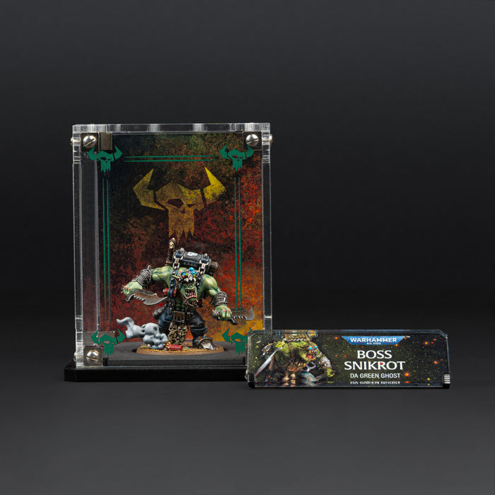 Display Cases for Warhammer® 40,000 Orks Miniatures