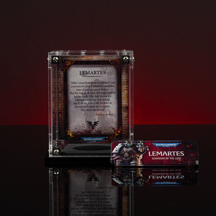 Limited Edition Display Cases for Warhammer® 40,000 Blood Angels Miniatures