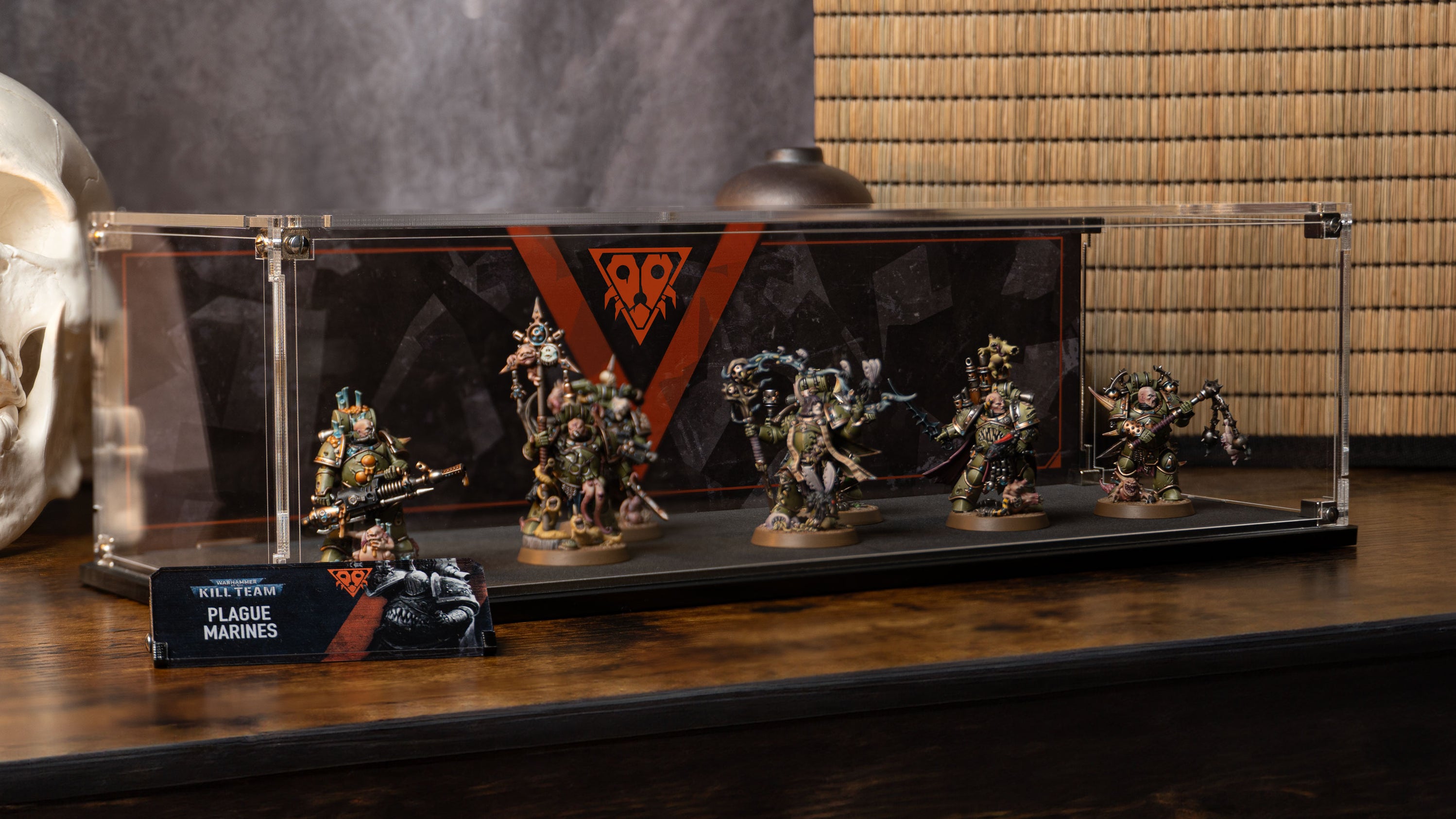 Display Case for Warhammer 40,000 Kill Team Plague Marines — Wicked Brick