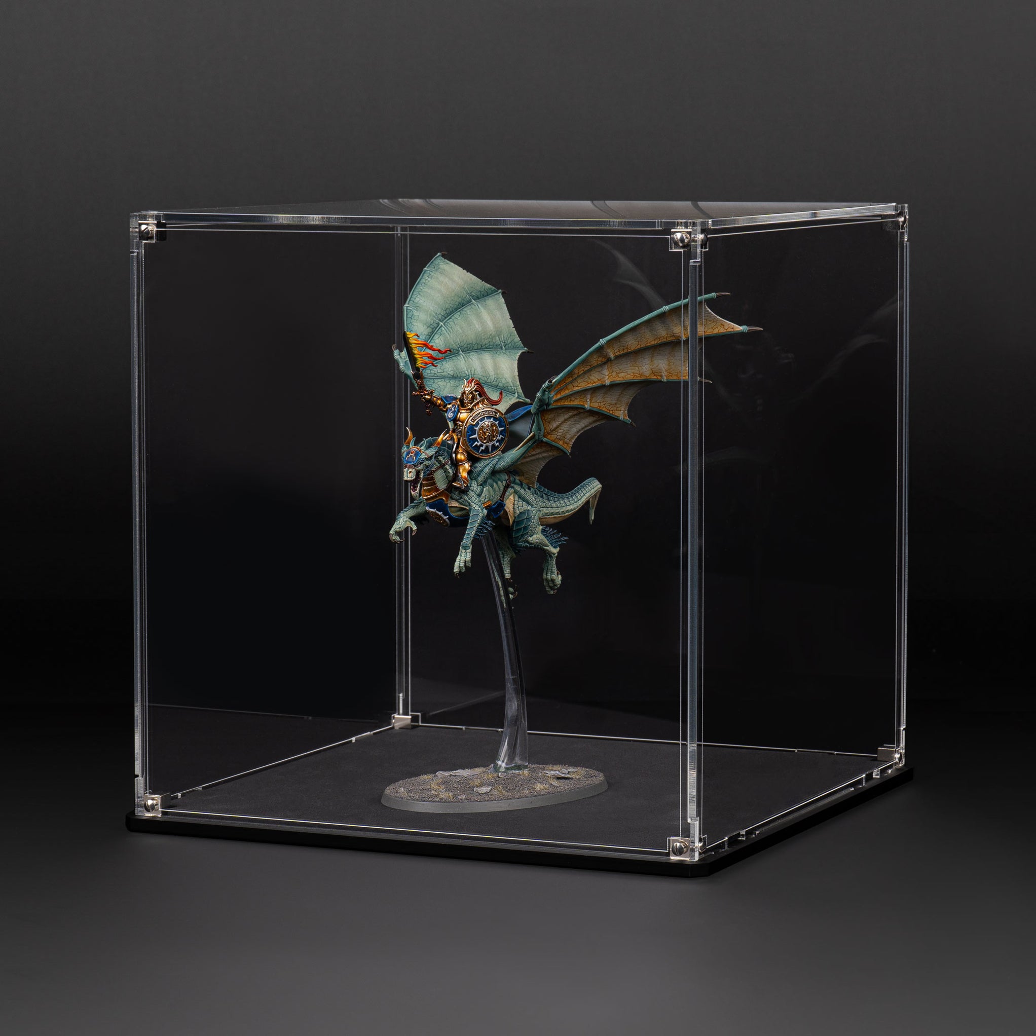 Oversized Miniature Display Case for Warhammer with Clear Background ...