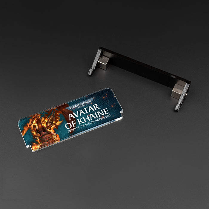 Plaque for Warhammer® 40,000 Avatar of Khaine