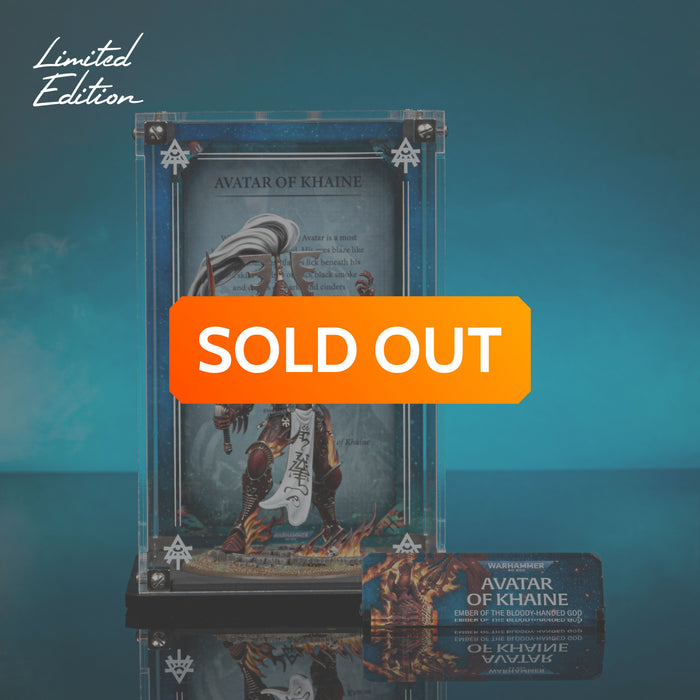 Limited Edition Display Case for Warhammer® 40,000 Avatar of Khaine