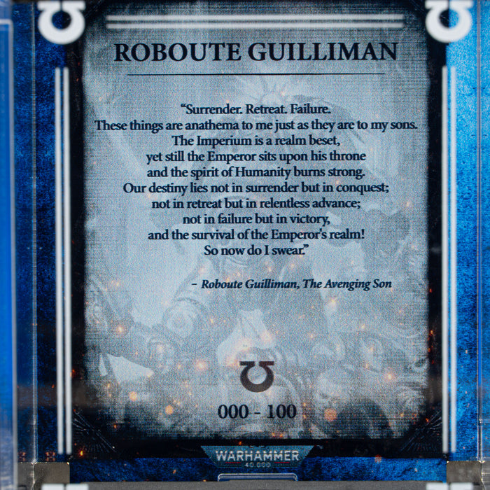 Limited Edition Display Case for Warhammer® 40,000 Roboute Guilliman