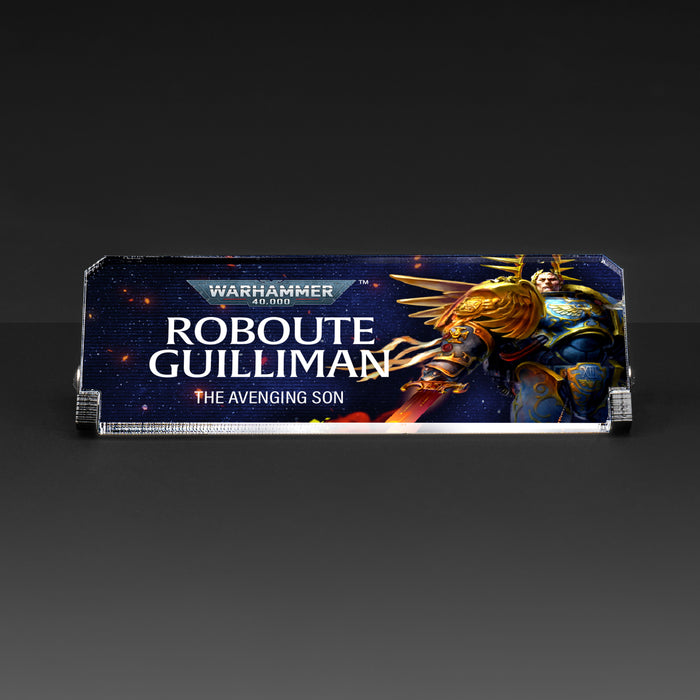 Plaque for Warhammer® 40,000 Roboute Guilliman