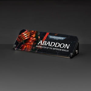 Plaque for Warhammer® 40,000 Abaddon the Despoiler