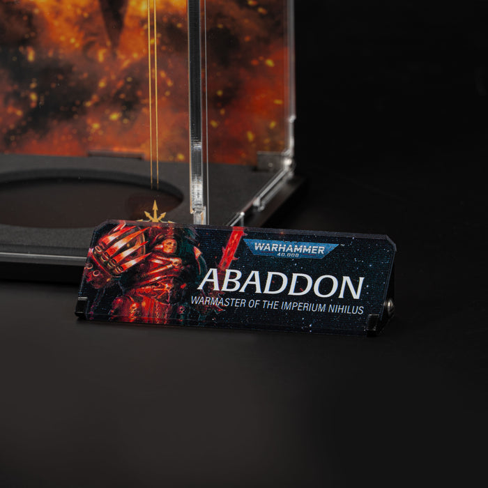 Display Case for Warhammer® 40,000 Abaddon the Despoiler