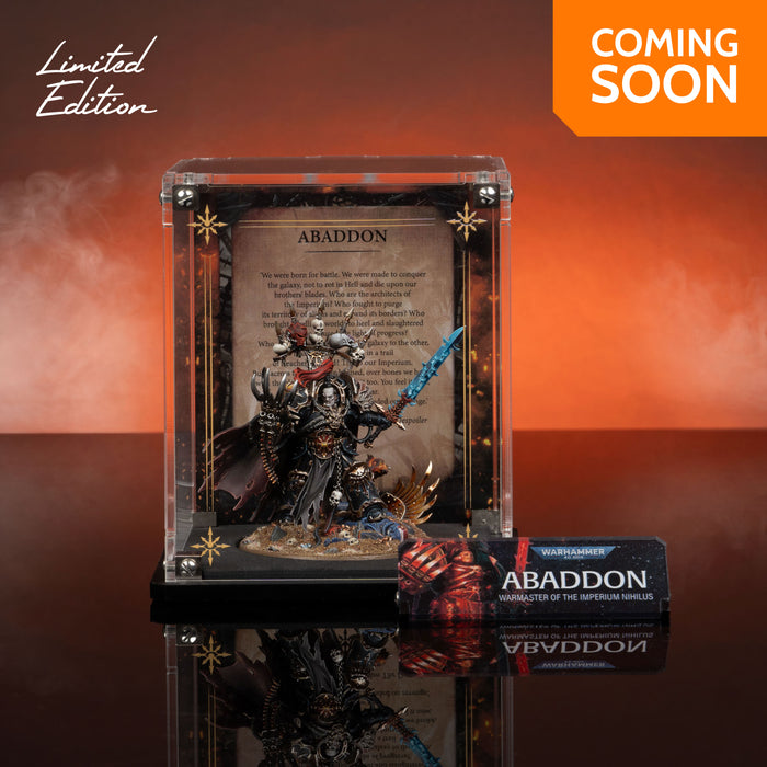 Limited Edition Display Case for Warhammer® 40,000 Abaddon the Despoiler