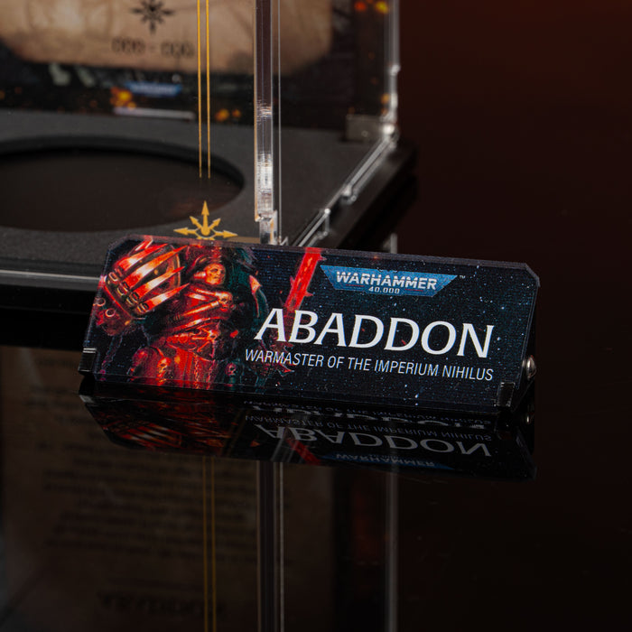 Limited Edition Display Case for Warhammer® 40,000 Abaddon the Despoiler