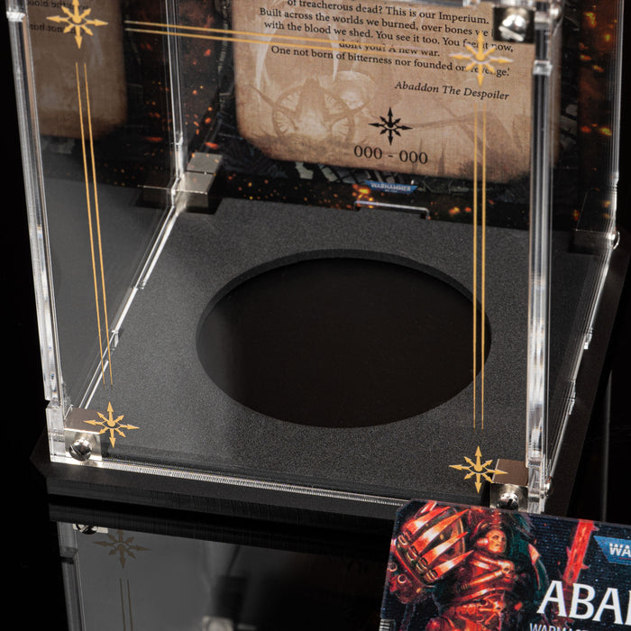 Limited Edition Display Case for Warhammer® 40,000 Abaddon the Despoiler