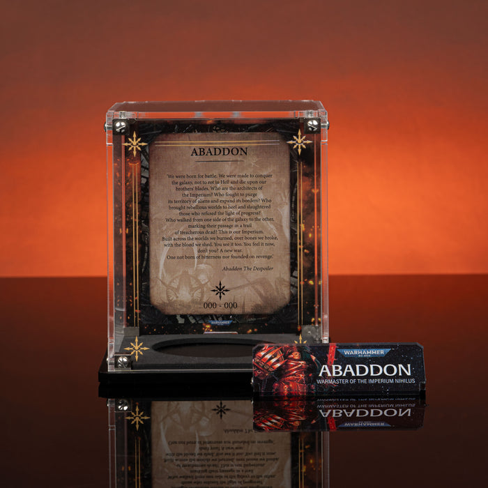 Limited Edition Display Case for Warhammer® 40,000 Abaddon the Despoiler