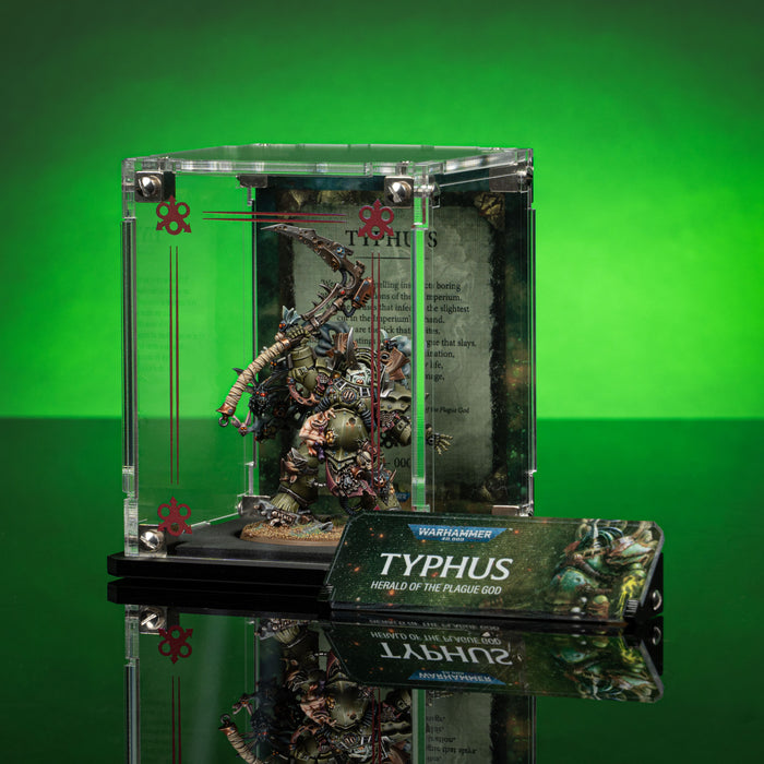 Limited Edition Display Case for Warhammer® 40,000 Typhus, Herald of the Plague God