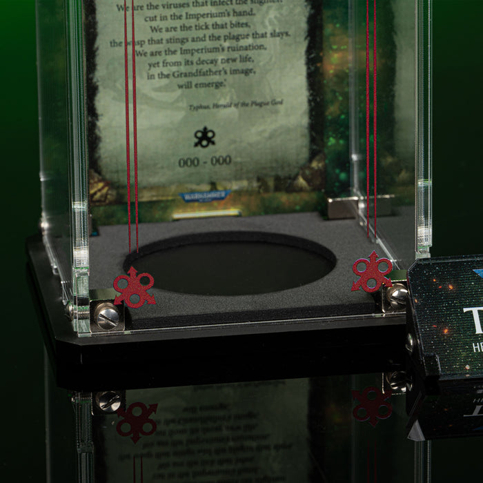 Limited Edition Display Case for Warhammer® 40,000 Typhus, Herald of the Plague God