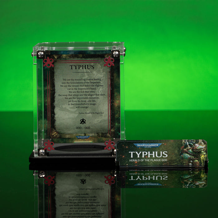 Limited Edition Display Case for Warhammer® 40,000 Typhus, Herald of the Plague God