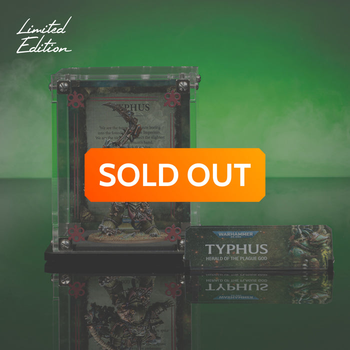 Limited Edition Display Case for Warhammer® 40,000 Typhus, Herald of the Plague God