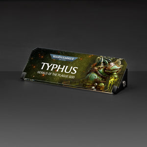 Plaque for Warhammer 40,000 Typhus, Herald of the Plague God Plaque for Warhammer 40,000 Typhus, Herald of the Plague God