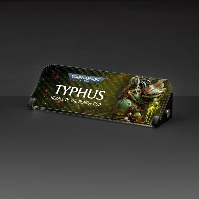 Plaque for Warhammer® 40,000 Typhus, Herald of the Plague God