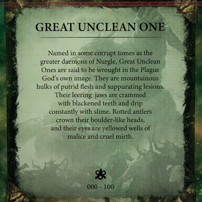 Limited Edition Display Case for Warhammer® 40,000 Great Unclean One