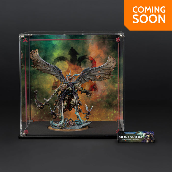 Display Case for Warhammer® 40,000 Mortarion, Daemon Primarch of Nurgle