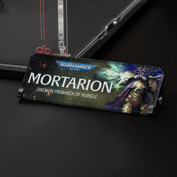 Display Case for Warhammer® 40,000 Mortarion, Daemon Primarch of Nurgle